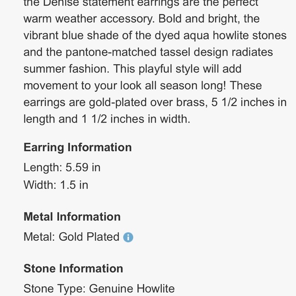 KENDRA SCOTT TASSLE DROP STATEMENT EARRINGS - Picture 8 of 8